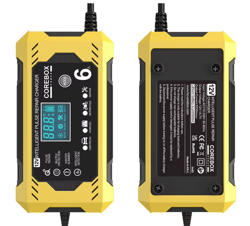 Імпульсний Зарядний Пристрій Для Автомобільного Акумулятора 12в 6А - 2