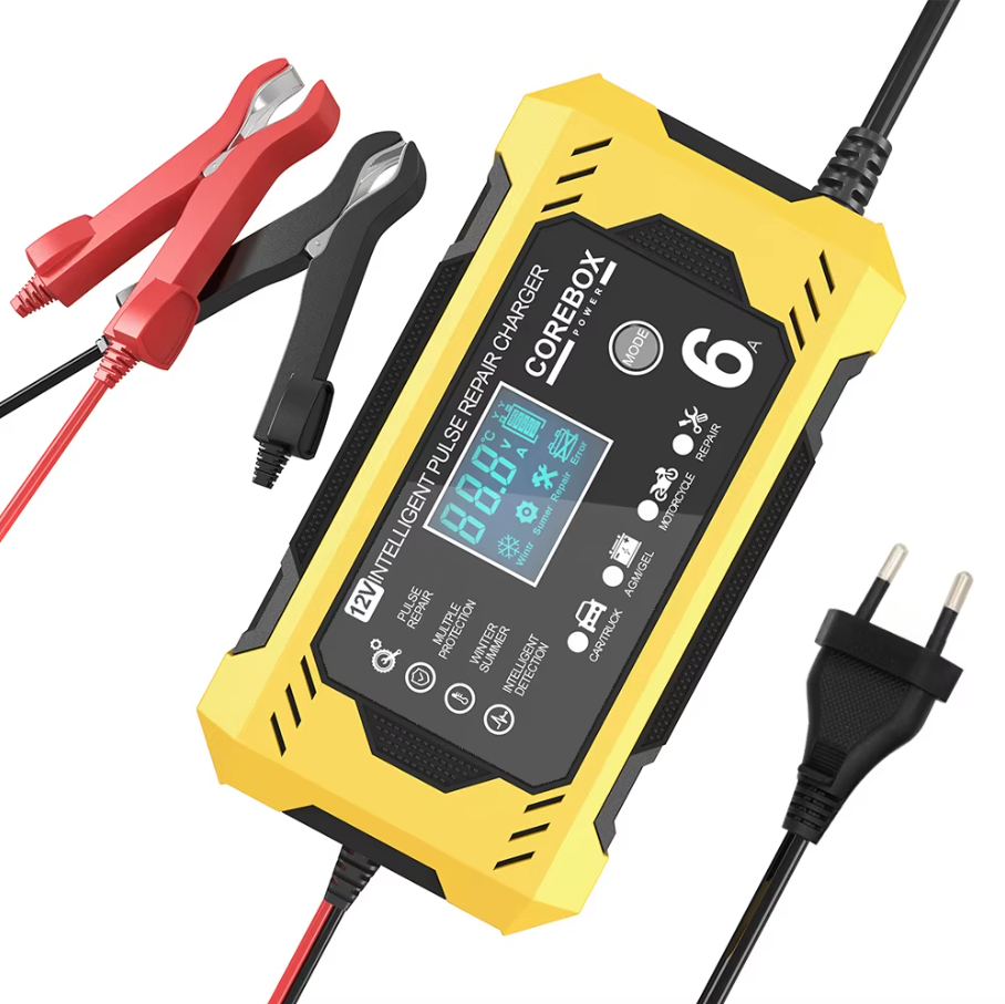 Імпульсний Зарядний Пристрій Для Автомобільного Акумулятора 12в 6А - 0