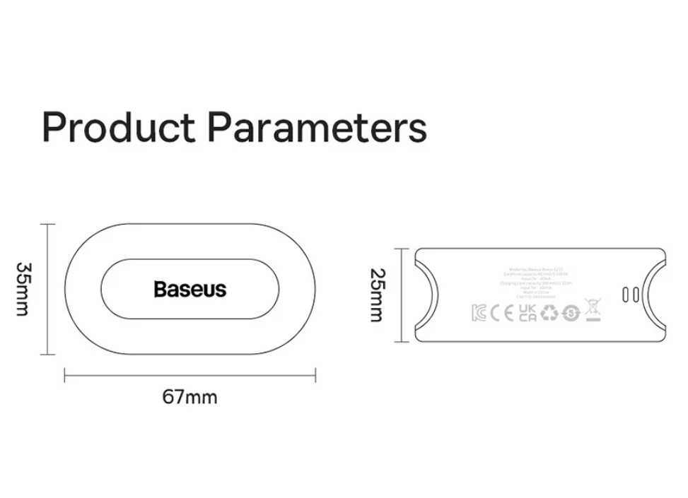 Бездротові навушники Baseus Bowie EZ10 - 4