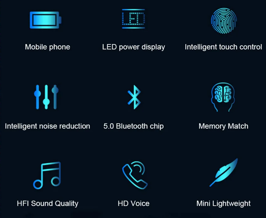 Бездротові навушники TWS F9-34 True Wireless Bluetooth - 10