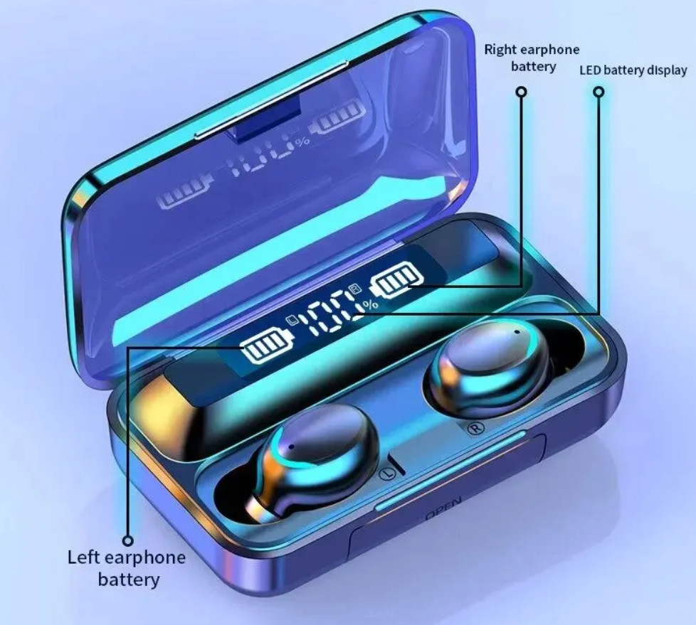 Бездротові навушники TWS F9-37 True Wireless Bluetooth - 9