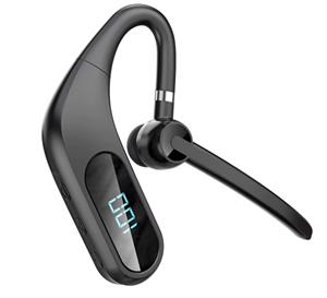Bluetooth гарнітура KJ12 hands free бездротова з мікрофоном та дисплеєм