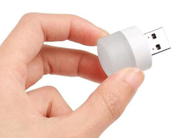 USB LED Лампа 1W 5В Портативна USB Лампочка - 3