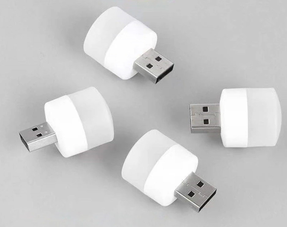 USB LED Лампа 1W 5В Портативна USB Лампочка - 4