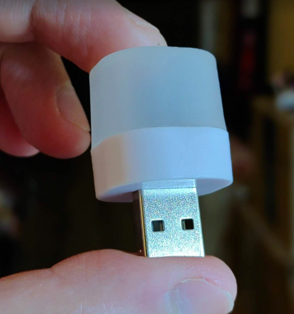 USB LED Лампа 1W 5В Портативна USB Лампочка - 8