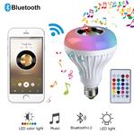 Розумна лампочка E27 з Bluetooth-колонкою та пультом