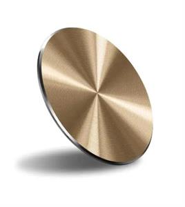 Металева пластина кругла для магнітного тримача 32мм Gold
