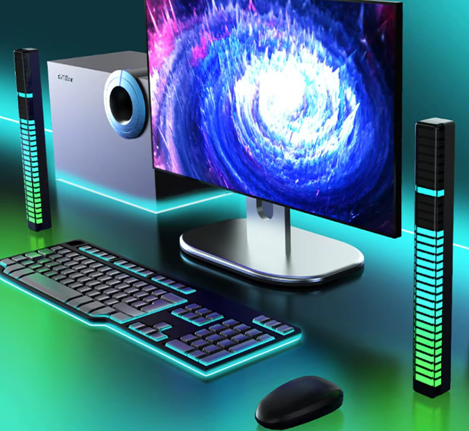 Розумний світловий RGB еквалайзер від USB 32 світлодіоди Звукова лампа - 3