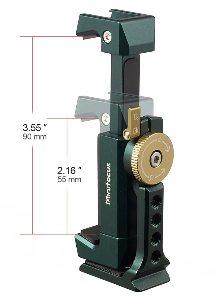 Minifocus Металлический Профессиональный Держатель Смартфона На Штатив - 1