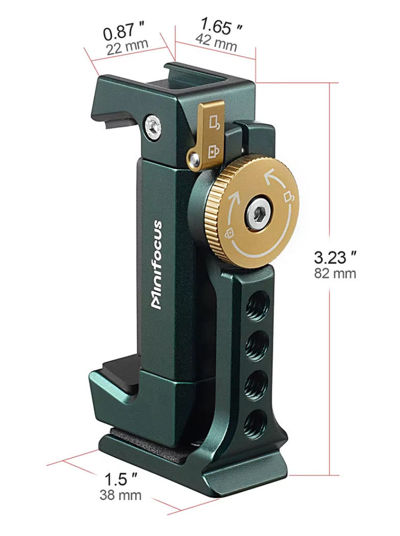 Minifocus Металлический Профессиональный Держатель Смартфона На Штатив - 5