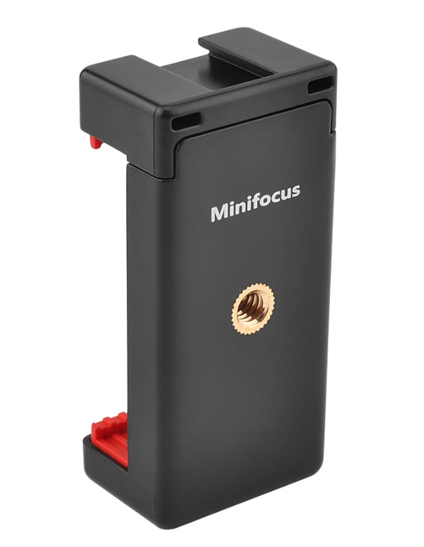 Minifocus M-1 Pro держатель адаптер для смартфона на штатив под винт 1/4" и холодный башмак - 0
