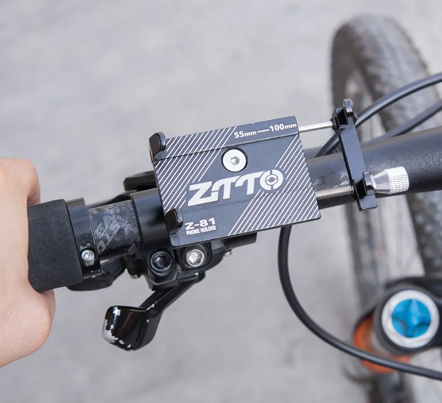 Держатель крепление кронштейн смартфона на трубу велосипед мотоцикл коляску ZTTO Z-81 - 2