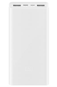 Power Bank Xiaomi Mi 3 20000 mAh USB-C 18W White White