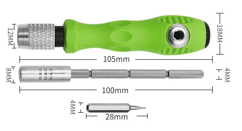 Набор отверток 32 в 1 с магнитными битами - 6