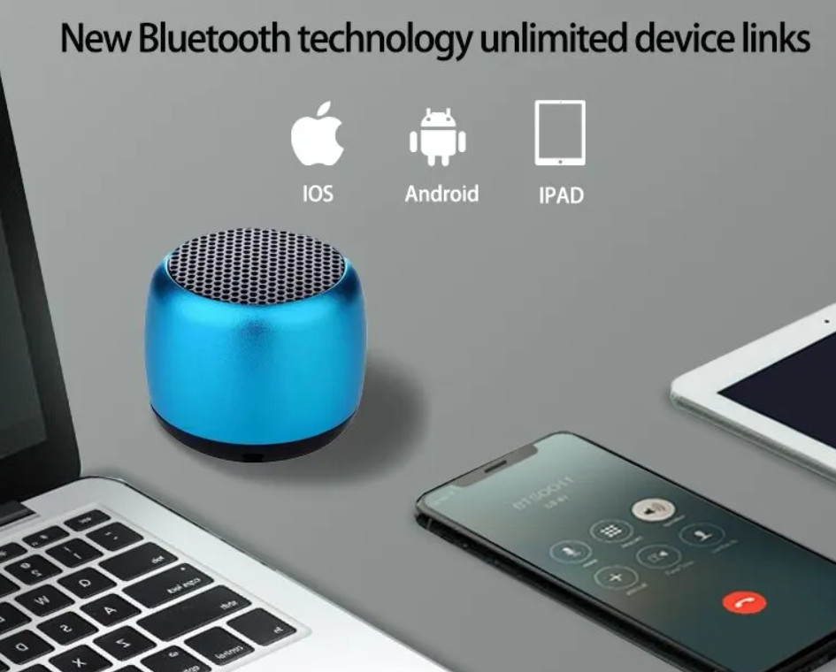 Портативная беспроводная Bluetooth колонка M1 - 4