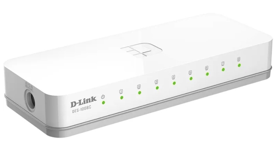 Комутатор Switch D-Link DES-1008C - 0