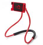 Гибкий держатель для смартфона или планшета на шею FXN-06 красный