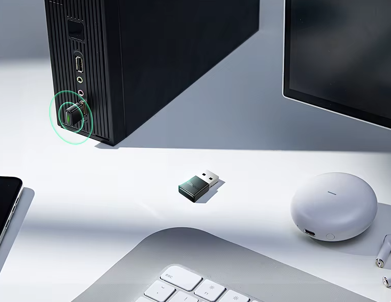 Беспроводной USB Адаптер Bluetooth 5.3 Baseus BA07 Для ПК Ноутбука Компьютера - 4