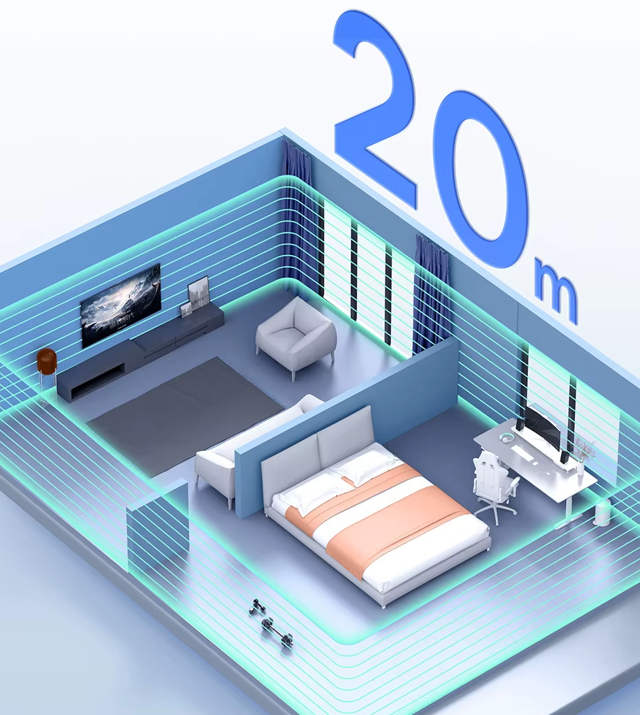 Беспроводной USB Адаптер Bluetooth 5.3 Baseus BA07 Для ПК Ноутбука Компьютера - 8