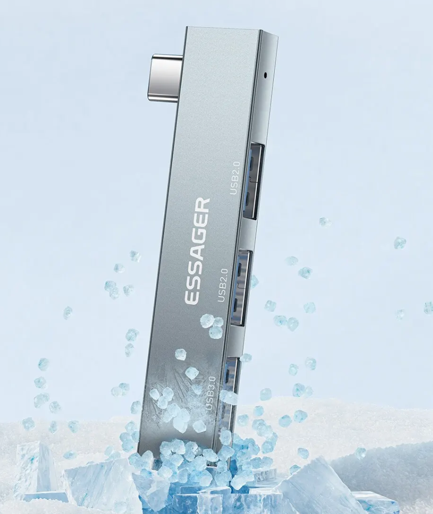 USB Хаб Essager Type-C На 3 USB-A 2.0/3.0 В Алюминиевом Корпусе - 11